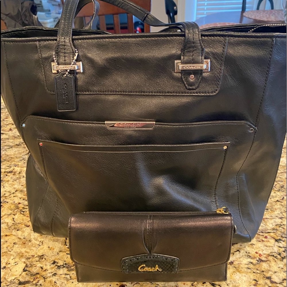 COACH purse and wallet set